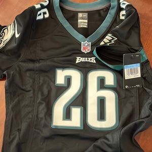 Miles Sanders NFL Eagles Jersey. Size M. Never worn (too small) with tags.